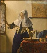 Johannes Vermeer Young Woman with a Water Pitcher Germany oil painting artist